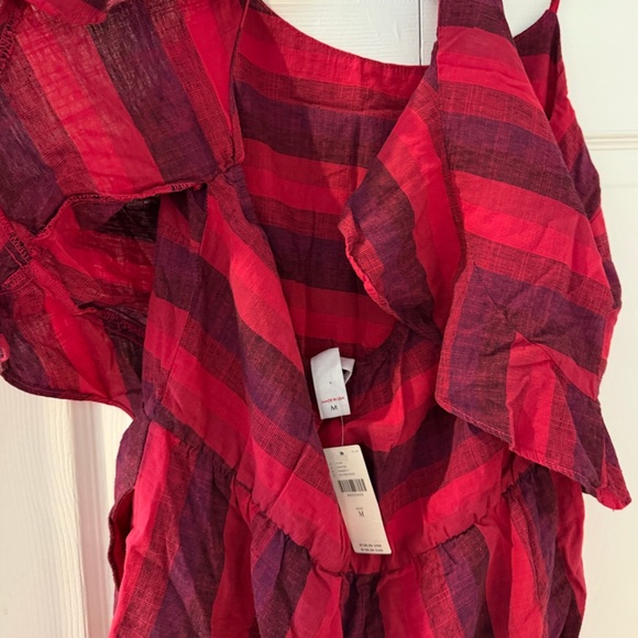 Anthropologie Striped Ruffle Romper - Picture 5 of 5